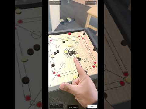 Flick Gesture Interaction in Augmented Reality: AR Carrom