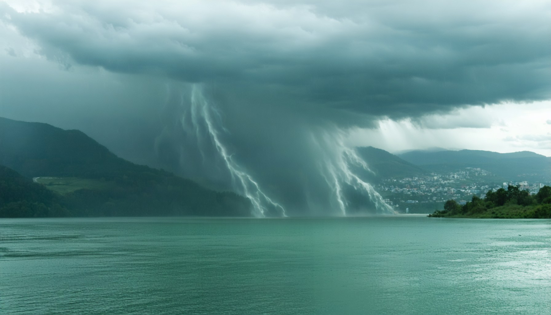 Weather Drama Unfolds: Casasola Reservoir Pushes Limits Amid Torrential Downpours